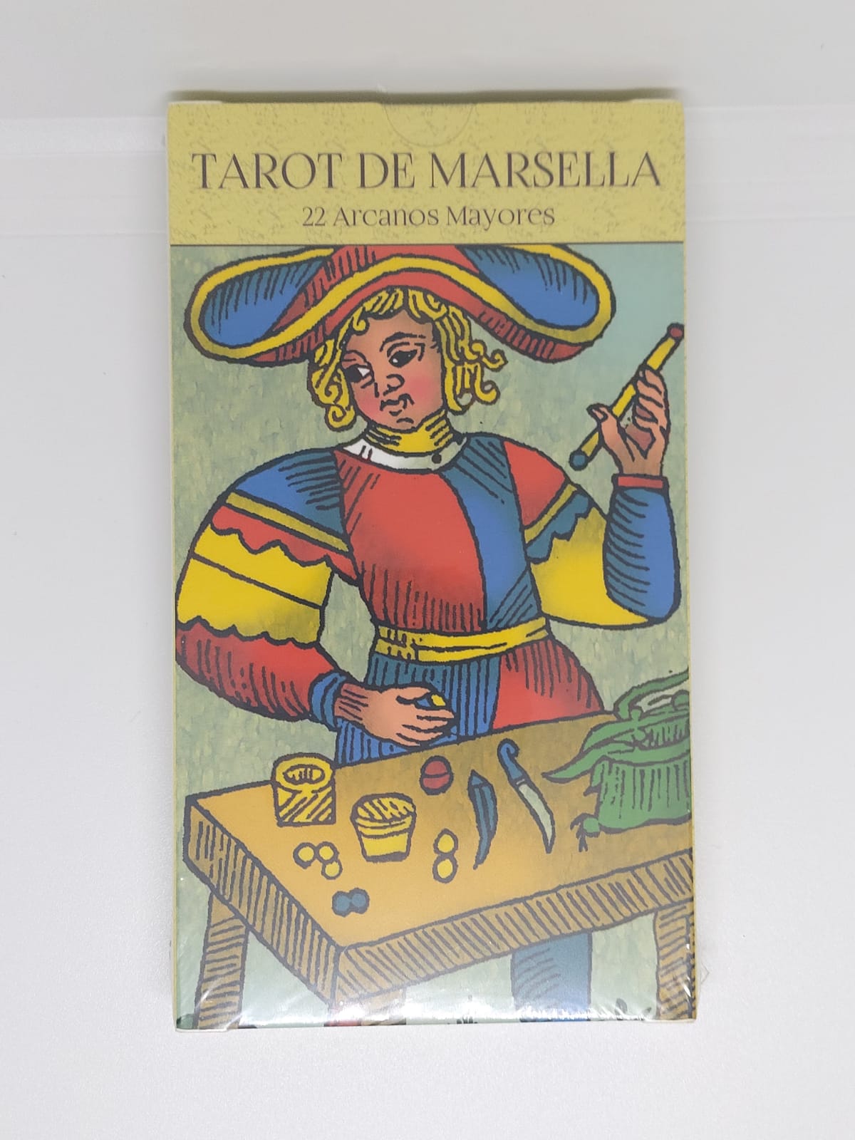 Baraja Tarot de los 22 Árcanos Mayores Marseilla