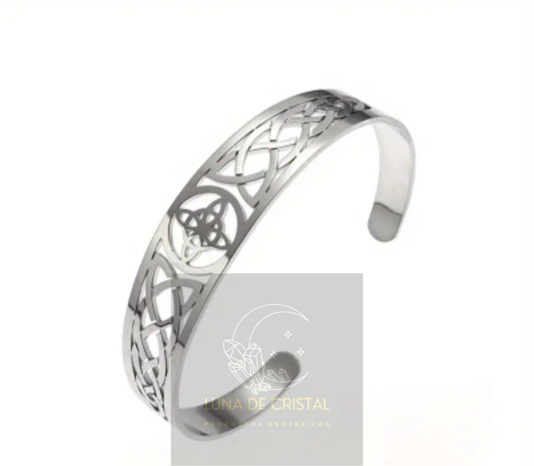 Pulsera Brazalete Nudo de Bruja