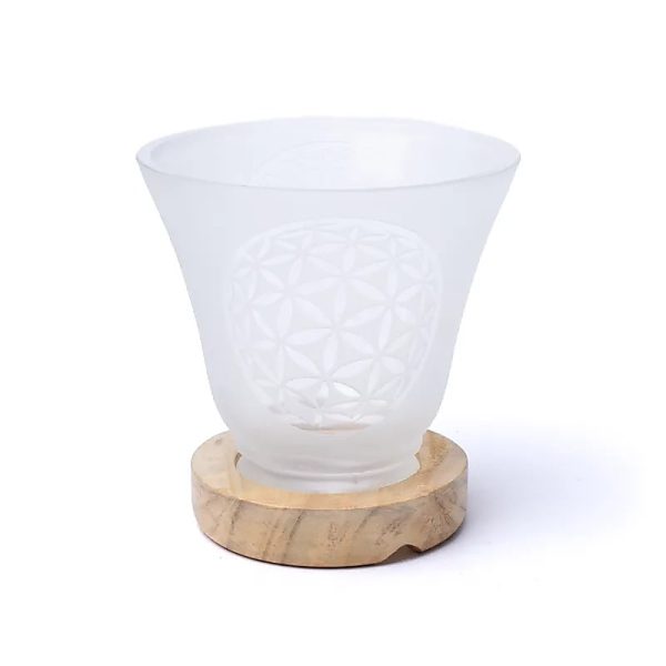 Lámpara de Cristal de la Flor de la Vida